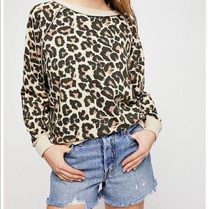 Free people leopard pull over